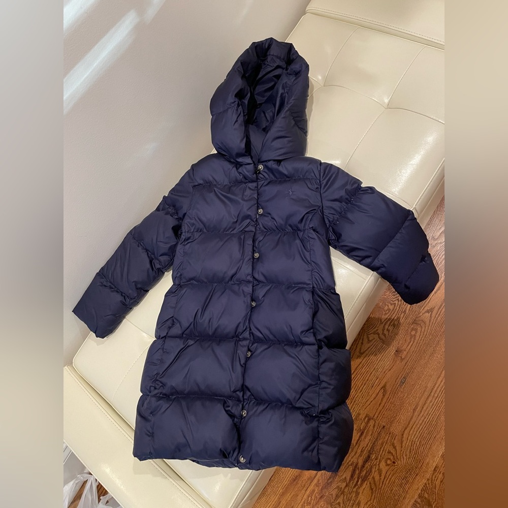 Ralph Lauren girls down jacket/ coat. Size 6